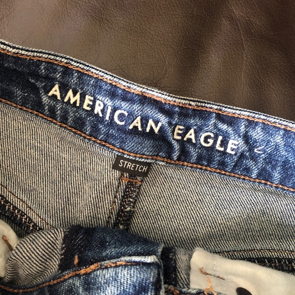 American Eagle Stretch Highest Rise Mom Shorts Size 4 - Picture 2 of 5